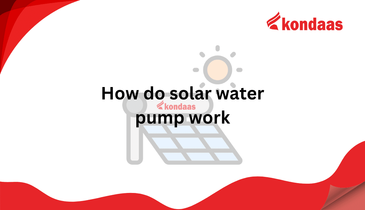 How do solar water pump work