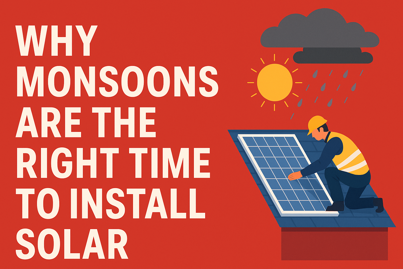 Why Monsoons Are the Right Time to Install Solar