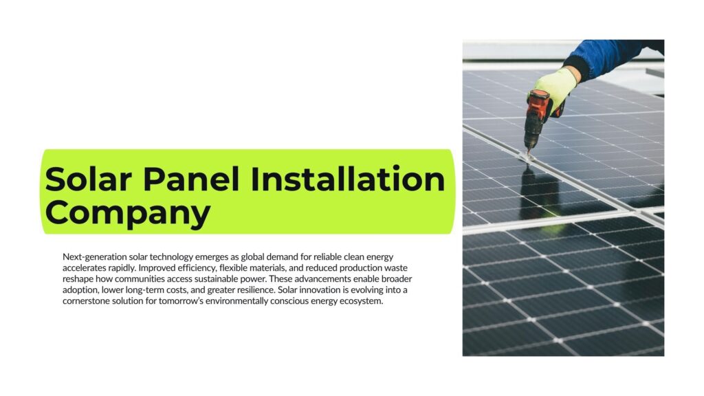 Solar Panel Installation pics